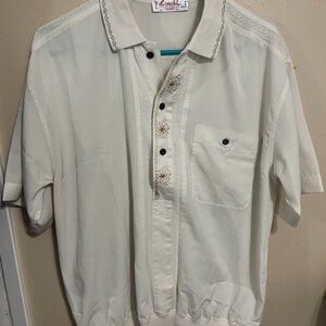 Casual White Polo Shirt by Caserini